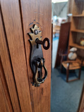 Load image into Gallery viewer, Victorian Mahogany & Walnut Double Wardrobe