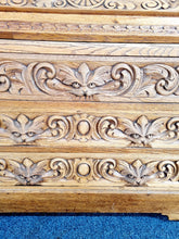 Load image into Gallery viewer, Oak Heavily Carved Green Man Bureau