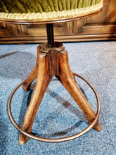 Load image into Gallery viewer, Antique Oak Framed Stool
