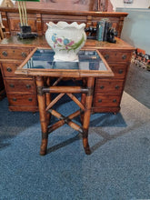 Load image into Gallery viewer, Bamboo Tiled Top Table Early 20th Century Occasional Table
