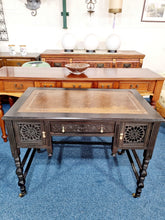 Load image into Gallery viewer, 19th Century Ebonised Aesthetic Movement Writing Table In The Manner Of Gillows
