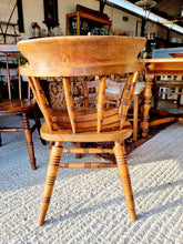 Load image into Gallery viewer, 19th Century Oak &amp; Elm Smokers Bow Chair
