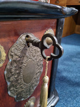 Load image into Gallery viewer, 19th Century Colonial Mahogany &amp; Ebonised Travel Chest
