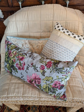 Load image into Gallery viewer, Laura Ashley floral linen cushion
