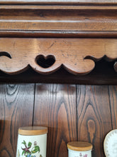 Load image into Gallery viewer, Antique Oak Farmhouse Dresser Shelf Sideboard
