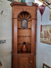 Load image into Gallery viewer, 19th Century Pine Corner Cupboard/ Shelf
