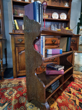 Load image into Gallery viewer, Antique 19th Century Oak Open Bookcase
