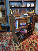 Load image into Gallery viewer, Antique 19th Century Oak Open Bookcase
