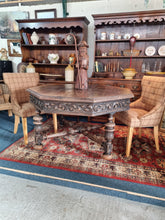 Load image into Gallery viewer, Early 20thC Oak And Octagonal Library Table
