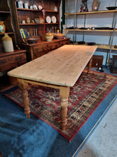 Load image into Gallery viewer, Farmhouse Scrub Top Pine Dining Table
