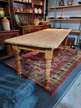 Load image into Gallery viewer, Farmhouse Scrub Top Pine Dining Table
