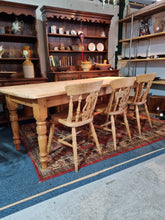 Load image into Gallery viewer, Farmhouse Scrub Top Pine Dining Table
