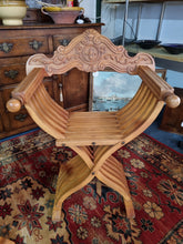 Load image into Gallery viewer, Vintage Savonarola Chair 1960&#39;s Renaissance Style
