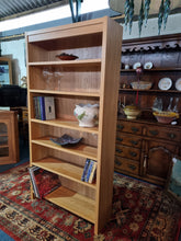 Load image into Gallery viewer, Light oak bookcase
