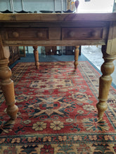 Load image into Gallery viewer, Victorian Pine Four Plank Kitchen Table
