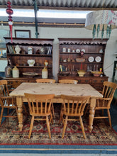 Load image into Gallery viewer, Victorian Pine Four Plank Kitchen Table
