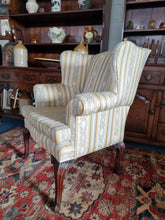 Load image into Gallery viewer, George III Mahogany Wing Back Armchair
