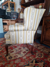 Load image into Gallery viewer, George III Mahogany Wing Back Armchair
