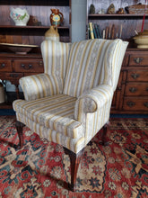 Load image into Gallery viewer, George III Mahogany Wing Back Armchair
