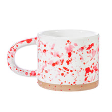 Load image into Gallery viewer, Pink and Red Splatterware Mug
