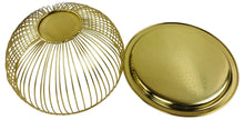 Load image into Gallery viewer, Set Of 3 Gold Bowls With Plate Tops
