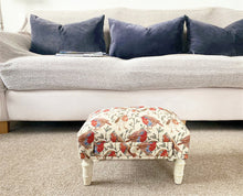 Load image into Gallery viewer, Robin Fabric Footstool with Drawer
