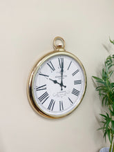 Load image into Gallery viewer, Round Copper Wall Clock 42cm
