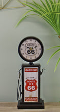 Load image into Gallery viewer, Retro Gas Pump Clock, Black, 13x34cm
