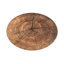 Load image into Gallery viewer, Set of 4 Circular Bark Design Place Mats
