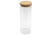Load image into Gallery viewer, Glass Jar With Bamboo Lid 25cm
