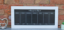 Load image into Gallery viewer, 67x32 Chalkboard Week Planner, Grey
