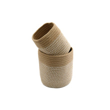 Load image into Gallery viewer, Set Of Two Cotton Rope Baskets
