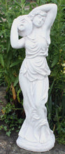 Load image into Gallery viewer, Stone Effect Lady With Urn Statue
