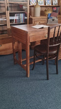 Load and play video in Gallery viewer, Reclaimed Hardwood Writing Desk
