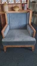 Load and play video in Gallery viewer, Hardwood Showframe Wingback Armchair
