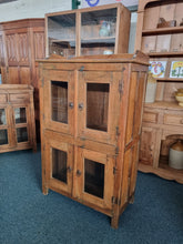 Load image into Gallery viewer, Reclaimed Hardwood  Cupboard With Glazed Doors
