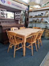 Load image into Gallery viewer, Farmhouse Scrub Top Kitchen Table - Charlotte Rose Interiors
