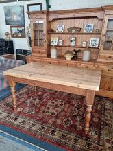 Load image into Gallery viewer, Farmhouse Scrub Top Pine Dining Table
