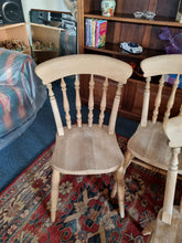 Load image into Gallery viewer, Farmhouse Country Pine Kitchen Dining Chairs
