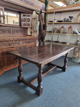 Load image into Gallery viewer, Oak Refectory Table In The 18th Century Style - Charlotte Rose Interiors
