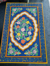 Load image into Gallery viewer, Hand Painted Cabinet/Cupboard Blue Floral

