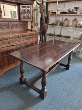 Load image into Gallery viewer, Oak Refectory Table In The 18th Century Style - Charlotte Rose Interiors
