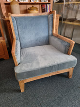 Load image into Gallery viewer, Hardwood Showframe Wingback Armchair
