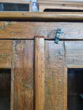 Load image into Gallery viewer, Reclaimed Hardwood  Cupboard With Glazed Doors
