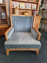 Load image into Gallery viewer, Hardwood Showframe Wingback Armchair
