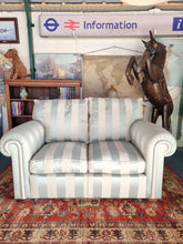 Load image into Gallery viewer, Duresta Two Seater Sofa In A Beautiful Stripe Fabric
