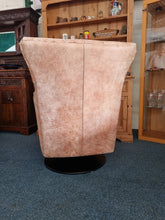 Load image into Gallery viewer, Leather Swivel Chair And Footstool
