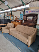 Load image into Gallery viewer, Multiyork Sofa, Armchair and Foot Stool In A Tweed Fabric - Charlotte Rose Interiors
