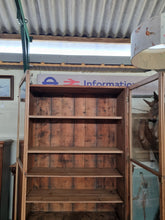 Load image into Gallery viewer, Vintage Glazed Stripped Pine Display Cabinet

