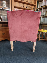 Load image into Gallery viewer, Armchair Upholstered With Decorative Hand Crewel Work

